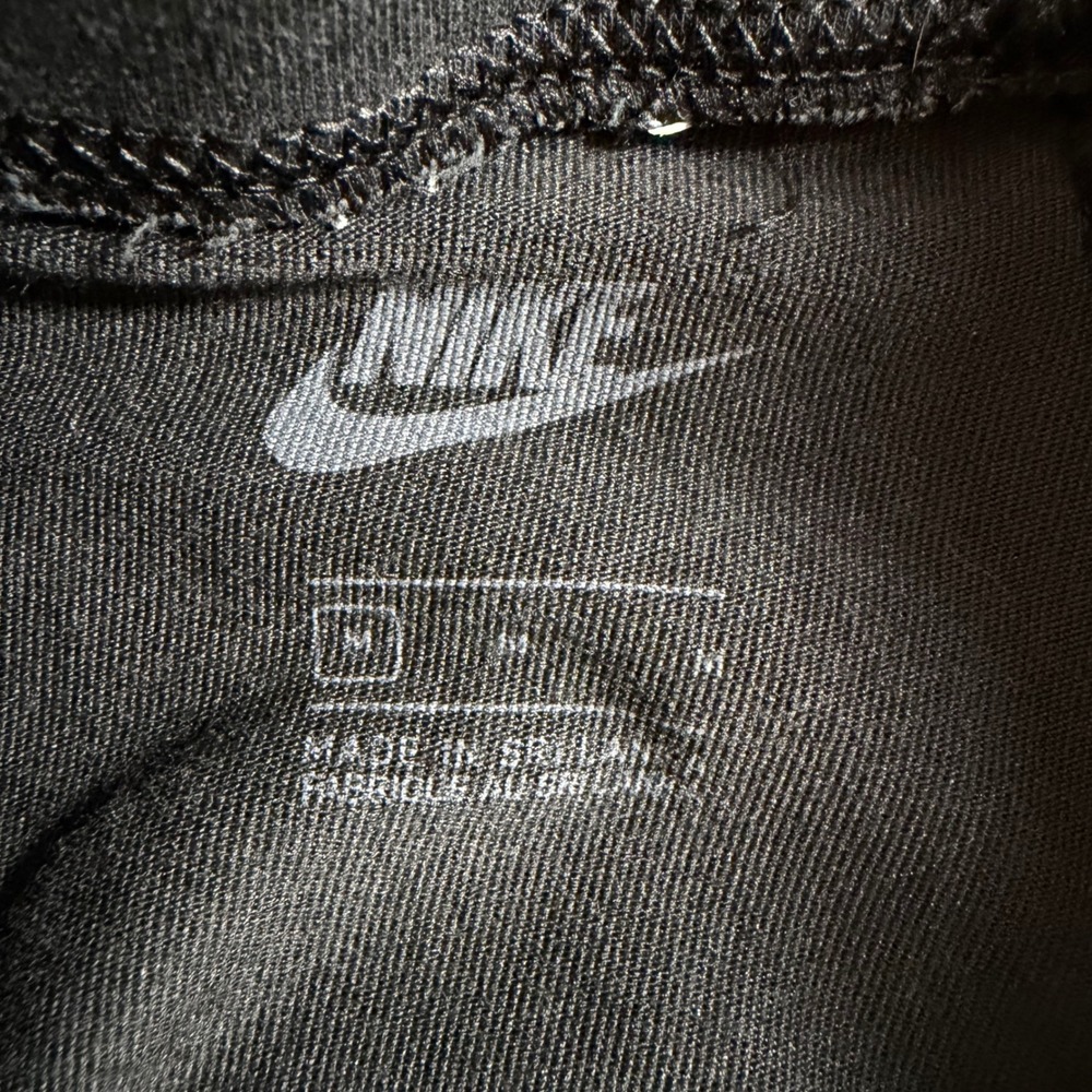 Nike Biker Shorts Womens Medium Black Swoosh Athletic Yoga Gym - Picture 3 of 8